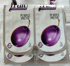 Handed by DIEZIJN Recycling Tasche Pflaume Neu Silber Lila