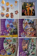 Gipsformen - Ostern, Frühling, Tiere + 1,5kg Modellgips