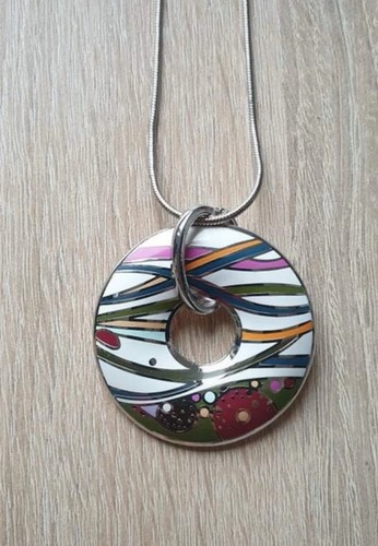 Messing kette mit anhänger - mit,
