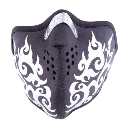 Maske neopren tribal halbmaske - maske,
