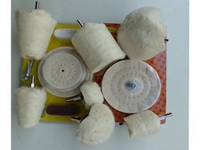Polierköpfe Sortiment Polierset 14tlg.Polierscheiben Polierpaste Polieren