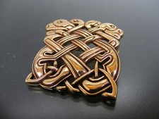 Keltische Bronze Brosche Fibel