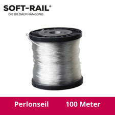 Transparentes Perlonseil auf