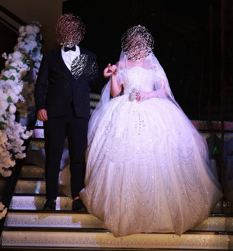 Brautkleid ballkleid weiß - ballkleid,