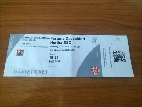 Sammler ticket fortuna - 25/26,