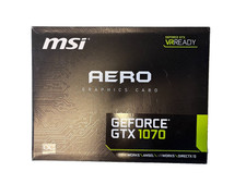 MSI GeForce GTX 1070 AERO 8G OC Grafikkarte – 8GB GDDR5, HDMI/DP, VR-Ready, PCIe
