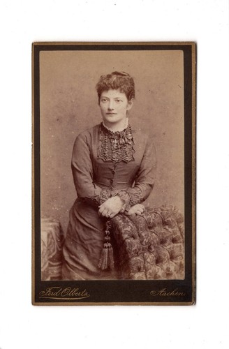 Cdv foto damenportrait - cdv,