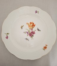 18143/ KPM BERLIN - SPEISETELLER - ALTOSIER - BLUMEN - INSEKTEN - 1. WAHL (13)