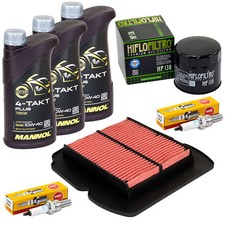 Wartung für Suzuki SV 650 BY 2003-2006 Set Öl 3L Luftfilter Ölfilter Zündkerzen
