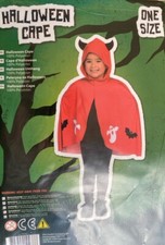 Hallloween Umhang Kinder, Karnevalsumhang Gespenst/ Teufel