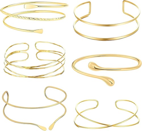 Oberarmreifen gold 6er - oberarmreifen,