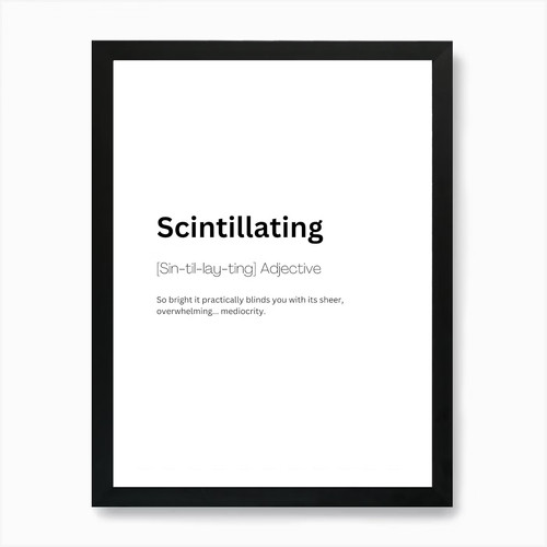 Scintillating definition - scintillating,