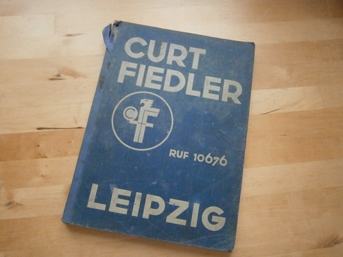 Curt fiedler leipzig großer - fiedler,