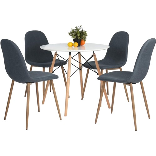 Weißer runder couchtisch mit - weißer,