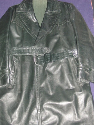 Schwerer herren ledermantel - schwerer,