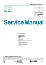 Service Manual-Anleitung für Philips N 4522