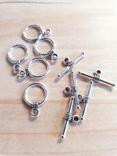 5 x Wunderschöne Knebel Schmuckverschlüsse für Ketten Montage Verbinder Zubehör