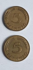 2 X 5 Pfennig : 1950 F + G