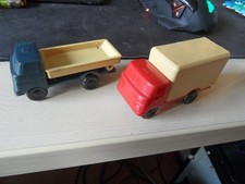 Original DDR Spielzeug selten 2 x W50 LKW H0 Nachlaß