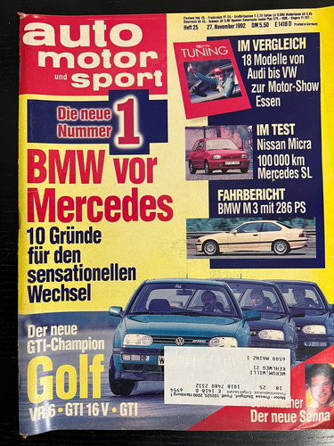 Auto motor und sport - auto, 1992