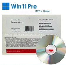 Microsoft Windows 11 Pro DVD inkl. KEY Deutsch 64Bit 24H2 (neueste Version)
