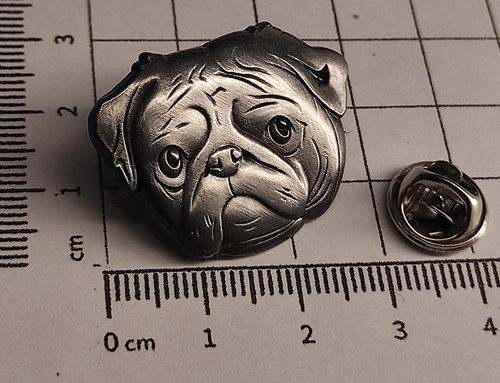 Pin anstecker hund mops - pin/anstecker, (tier