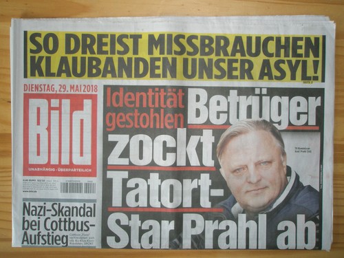 Bildzeitung 2018 ein - bildzeitung, (ein