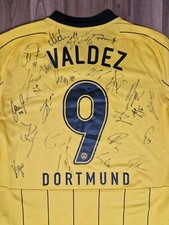 bvb borussia dortmund trikot 2008/2009 mit Unterschriften Mannschaft