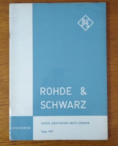 Rohde schwarz - rohde, &