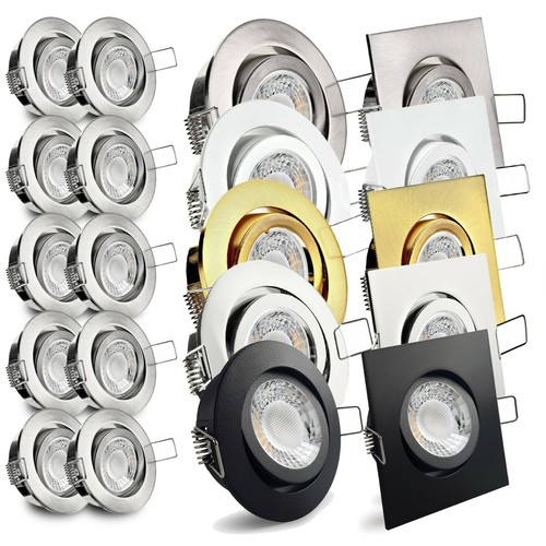 10er set led einbauleuchte - set,