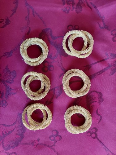 Serviettenringe goldfarben - , 6