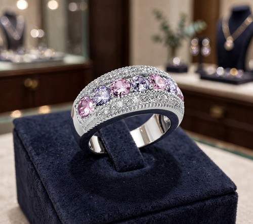 Neuheit silberring amethyst - neuheit:,