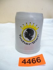 4466.     Alter Steingut Bierkrug  Brauerei Tucher Bier  Bierkrug   0,5 L