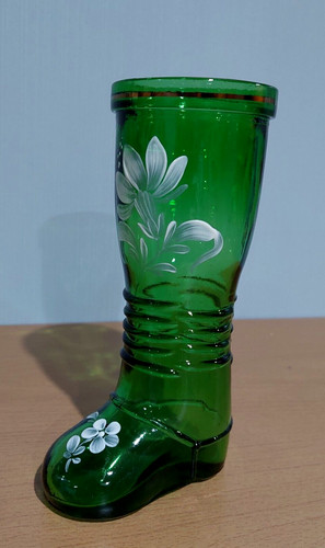 Glasstiefel grünes glas - glasstiefel, ,grünes