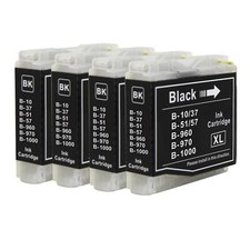 4 Schwarze Tintenpatronen für