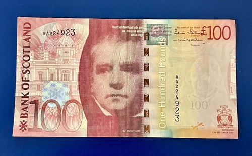 Bank scotland 100 - scotland, £100