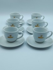 Tchibo Espressotassen Set Goldbohne Unterteller Espresso Tasse 6 Stück neuwertig