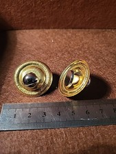 (2741) 2 goldfarbende Rosetten    mit Verschraubungen  für Schuppenkette