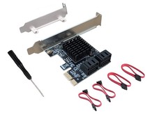 4 Port SATA II 3.0 6 gbps Pci-e x1 Erweiterungskarte karte PCI Express hdd sdd