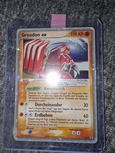 Pokémon karte groudon 038 - pokémon,