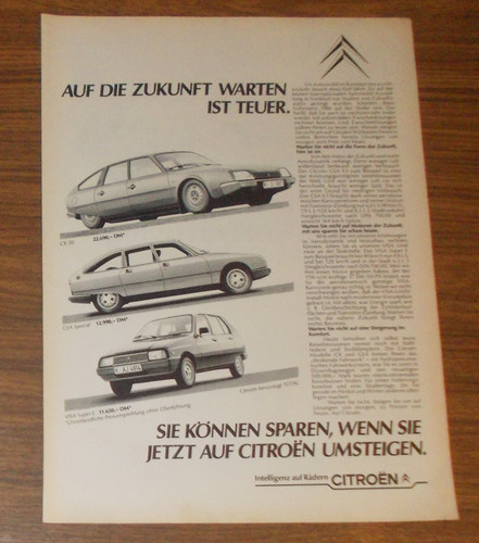 Seltene werbung citroen 20 - citroen,