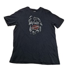 Harley-Davidson Men's T-Shirt Black Broken Skull Gr L Short Sleeve (S51)
