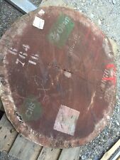 Holz Bohle Baumscheibe Tropenholz Iroko Tisch Platte