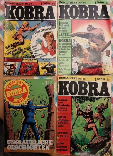 Kobra comik heft - 3x,