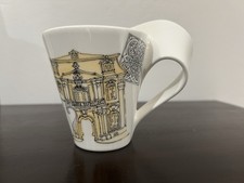 Villeroy & Boch Cities of the World New Wave Sammeltasse Mettlach Gelb Courtesy