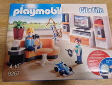 Wie neu! Playmobil City Life Set 9267 in OVP Wohnzimmer Sofa Schrankwand