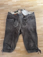 Trachtenlederhose Herren Meindl Größe 52/54 Knielang Braun