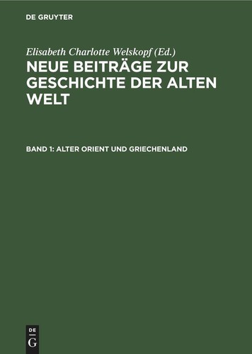 Alter orient und - alter,