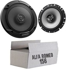 Kenwood Lautsprecher für Alfa Romeo 156 Boxen 16cm Front Heck Koax Auto 2-Wege