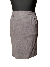 Knielanger Bleistiftrock aus